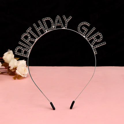 European and American Hair Bundles, Birthday Party Headbands, Happy Birthday, Fast and High-End Accessible Luxury Hair Accessories
