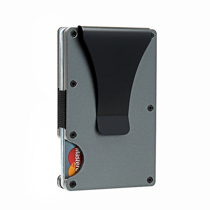 RFID Credit Card Holder Carbon Fiber Card Holder Anti-degaussing Men's Multifunctional Wallet Card Holder Card Holder Anti-theft Box