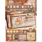 [5-layer kapibala pencil case] supreme style/20-piece set free-gift bag