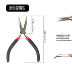 Black bent nose pliers