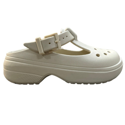 Hole Shoes Mary Jane Classic Slippers Outdoor Beach Shoes Women's Shoes Baotou Heightening Thick Sole Integrated Outer Wear Non-slip