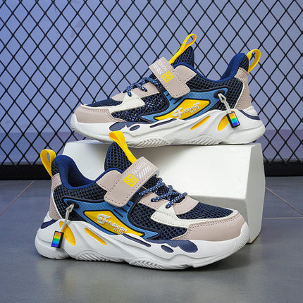 Boys' Casual Sports Shoes Summer 2026 New Non-Slip Breathable Children's Dad Shoes for Older Kids Running Shoes