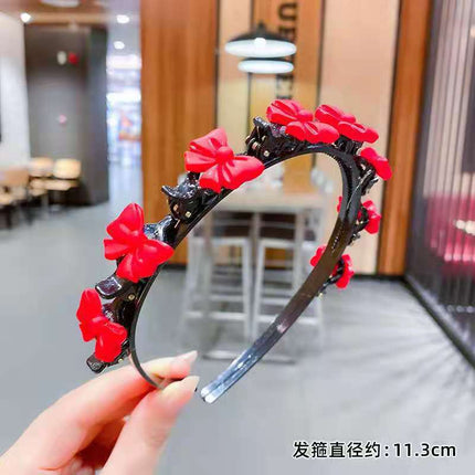 Girls Princess Korean Style Korean Style Internet Popular Pressed Hair Non-Slip Hair Accessories Fresh Sweet Headband 2022 Children Broken Hair Band