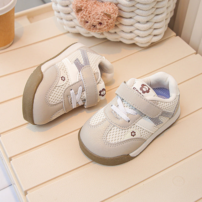 Baby Shoes Summer Mesh Shoes 0-3 Years Old Baby Soft-Soled Non-Slip Toddler Shoes Small and Medium-Sized Boys and Girls Mesh Breathable Shoes