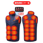Blue four-control twenty-one area heating / 3XL