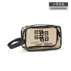 A must-have for travel [upgraded and thickened version] [transparent + coffee] small size