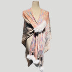 P2022 / Shoulder width 90cm*length 130cm+tassel 10cm*2