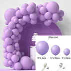 Matte dark purple 86PCS (send glue point ribbon ball chain)