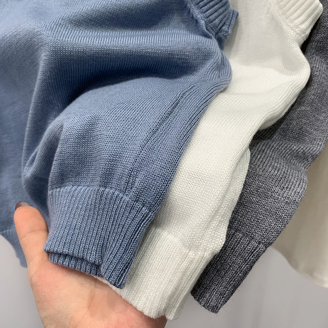 Unique and Exquisite Design Sleeveless Wool Knit Sweater for Women, New Summer 2025 Style with a Stylish Turn-Down Collar