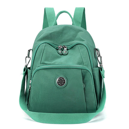 Lightweight waterproof nylon cloth bag large capacity student schoolbag fashion women's backpack trendy shopping travel bag