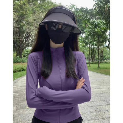 2026 New Summer Style Thin Sun Protection Clothing for Women, Breathable and Slim-Fitting Ice Silk Sun Protection Clothing, Cardigan Jacket, Uv Protection
