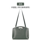 Green light luxury handbag with shoulder strap / 15inch