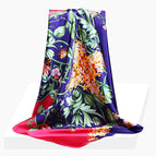 Double Color gold silk flower Rose Red / 90