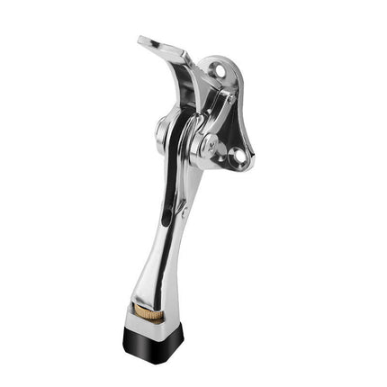 Zinc alloy door locator casual stop pedal door top rubber movable stop pendulum door stop door touch door stop Horseshoe