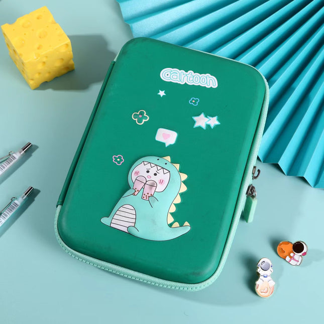 3D New Cute Eva Stationery Box Children's Multifunctional Large Capacity Pencil Bag Student Portable Square Pencil Box