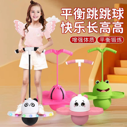 Jumping Ball Children's Bouncing Ball Adult Balance Fitness Bouncing Ball Sports Kindergarten Kids Frog Bouncing Ball
