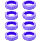Thickened off-road purple / Large 8 loaded [wheel diameter 5.5-6.8CM]]