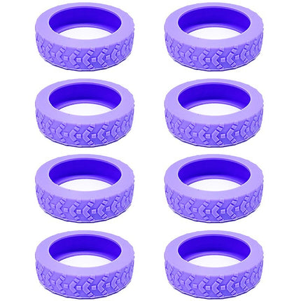 Caster Shoes Trolley Caster Cover Silent Noise Reduction Anti-wear Shock-proof Luggage Tire Silicone Protective Cover