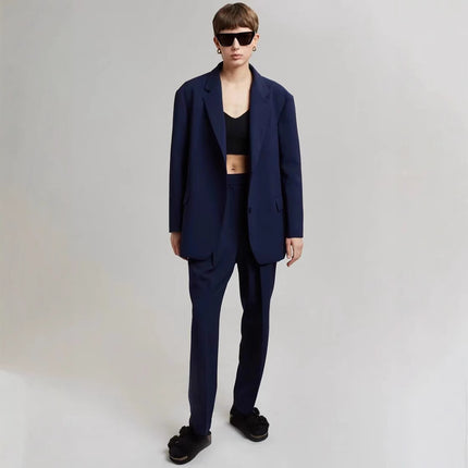 ART frankie shop All-match Slim Look High Waist Cropped Pants Dip Casual Pants