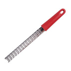 Stainless steel cheese grater (red)