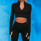 Black long sleeve / S