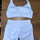 Ice blue bra and shorts set / Xs (european size is too large)