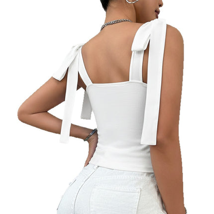 Beauty Xi New Cross-border Hot Selling Strap Shoulder Strap Pure Wish Outer Wear Inner Hot Camisole Women's Top
