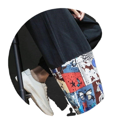 Linen Ankle-length Pants Men's Spring and Summer Thin Loose plus size Casual Pants Harlan Pants Chinese Style Men's Cotton and Linen Long Pants
