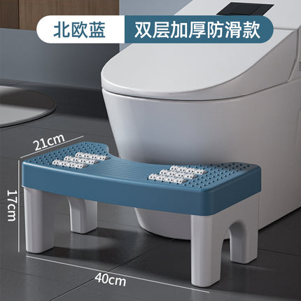 Toilet stool household thickened toilet squatting artifact adult children footstool toilet stool pregnant women footstool