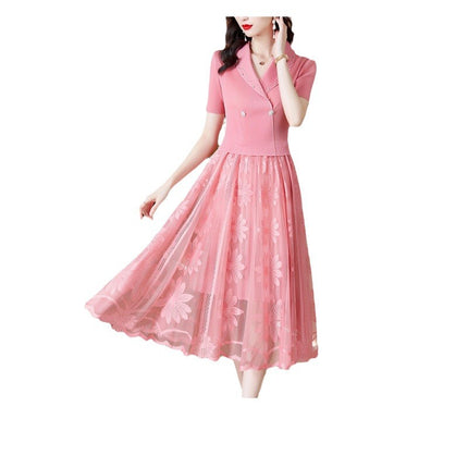 dress high-end temperament socialite goddess fan high sense 2025 new summer new mother noble rich wife