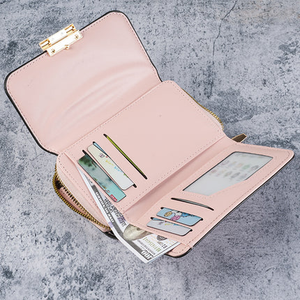 New Cross-Border Popular Korean Style Multifunctional Women's Clutch Wallet Short Niche Fashion Multi-Card Slot 70% off Wallet