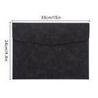 Skin-feeling document bag black