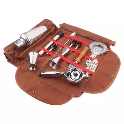 Spot Direct Sales Outdoor Camping Portable Tool Bag Bartending Tool Bag Shoulder Bartender Tool Storage Bag