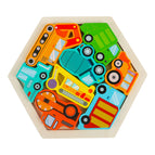 Small hexagon - construction vehicle