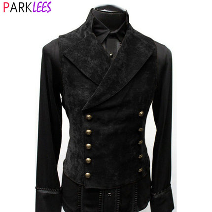 2024 Foreign Trade Autumn and Winter Men's Cross-border Wish Trendy Korean Suit Stand Collar Suede Double-breasted Jacket Vest