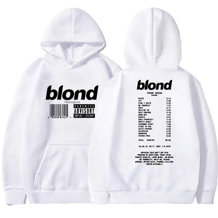 Blonde Frank Oceans Hoodie Top Text Long Sleeve Sweatshirt a