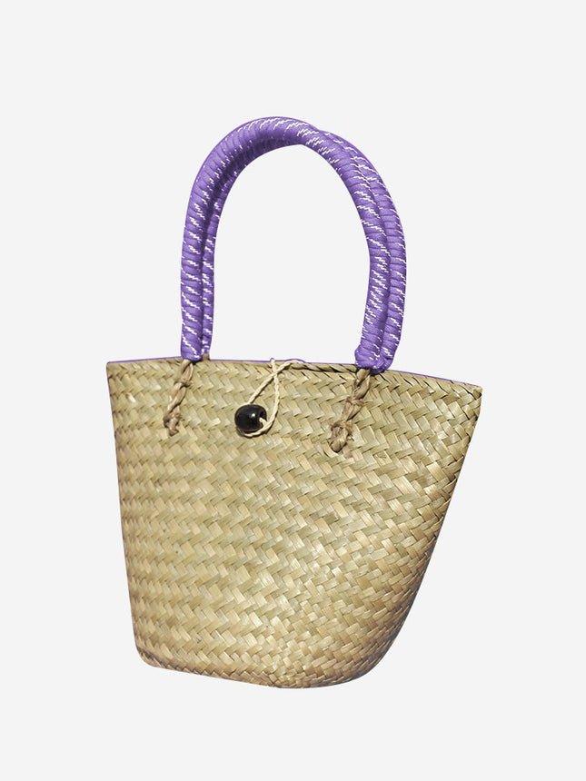 Straw Beach Bag 2025 Summer Woven Bag Handbag with Tote Bag Women's Foreign Trade Straw Bag Handbag Factory