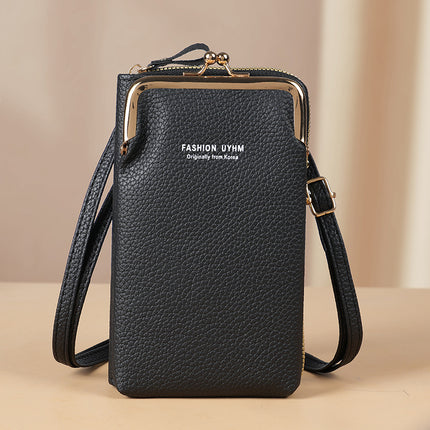Factory wholesale mobile phone bag women's simple all-match small messenger bag multi-use change purse mobile phone bag Mini small bag for women