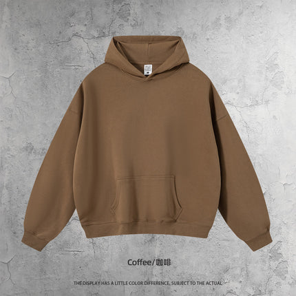 Cai Xiang Island Men's Clothing | Cross-Border European and American Style Loose Heavyweight 430g Pure Cotton Hoodie Men's Street Fashion Sweatshirt and Pants Two-Piece Set