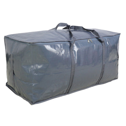 Cross-border pe portable transparent woven bag moving large capacity storage bag cotton quilt storage bag luggage bag packing bag
