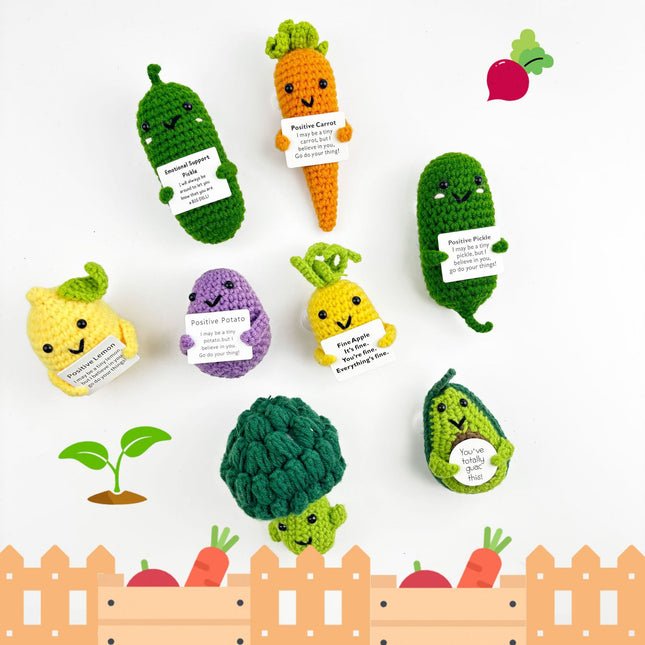 New cross-border hot sale handmade plush doll positive energy potato keychain pendant cartoon vegetable small gift