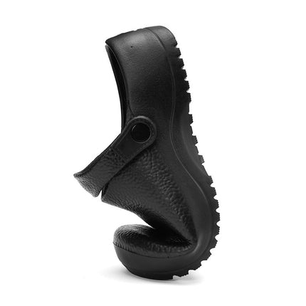 Chef Shoes Men's Summer 2025 New Cross-Border Large Size Black Kitchen Work Shoes Non-Slip Heelless Men's Shoes Wholesale