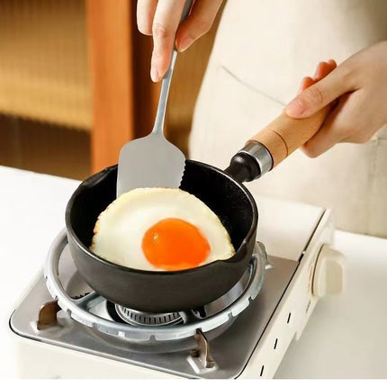 New Cast Iron Deep Oil Pot for Oil Splashing, Small Pot for Oil Splashing Noodles, No Coating Small Pot