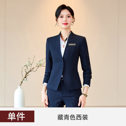 Medical Beauty Consultation Elegant Beautician Autumn and Winter 2025 New Slim Stewardess Uniform Front Desk Cashier Class Work Clothes