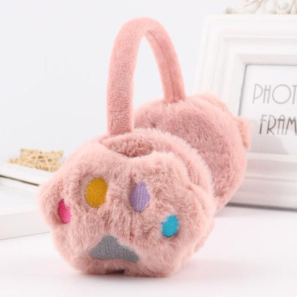 Warm Headphones Earmuffs Girls Cute Plush Winter Cold-proof Anti-freezing Earmuffs Boys Ear Warming Cover Ear Protection Earmuffs