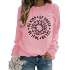 Pink (black font) / S
