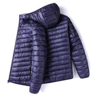 Navy blue [hooded cotton jacket] / M