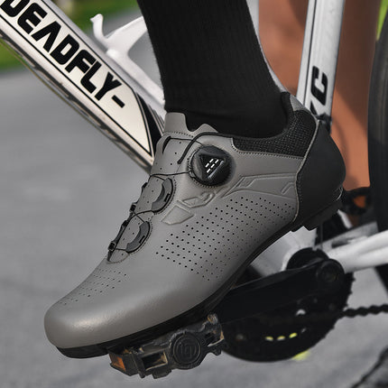 Bicycle Shoes, Cycling Shoes, Men's and Women's Road Bike Lock Shoes, Mountain Bike Assist Shoes, Hard-Soled, Lightweight, Breathable, Outdoor