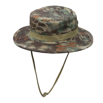 Summer Camouflage Tactical Penny Hat suit Multi-function Magic Hood Fishing Cap Sunscreen Protective Breathable Fisherman Hat