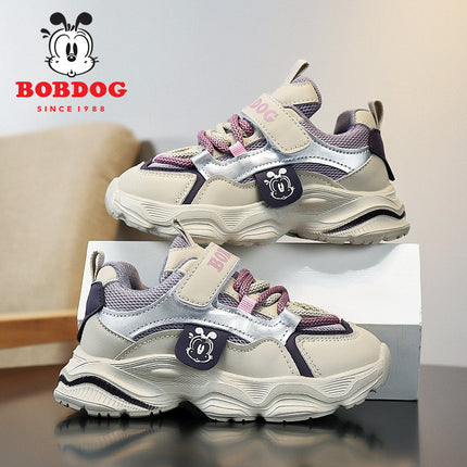Babudou Children's Shoes for Girls 2026 Spring and Autumn New Fashion Korean Style Trendy Kids' Dad Shoes Girls' Sneakers